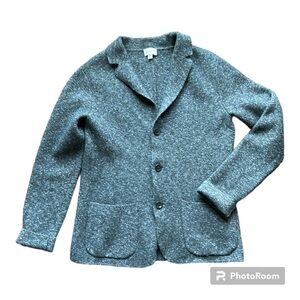 Club Monaco Marled Grey Sweater Blazer Jacket